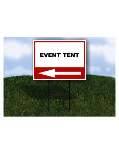 Señal de Jardín Work House Flecha Izquierda 45x60 cm