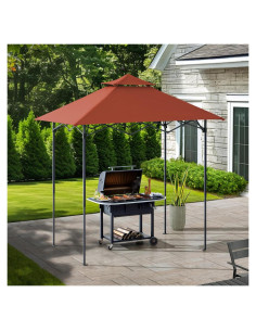 Gazebo Pop-Up Sunjoy 250x160cm con Luz LED y Altura Ajustable