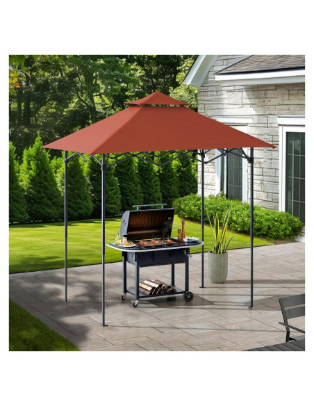 Gazebo Pop-Up Sunjoy 250x160cm con Luz LED y Altura Ajustable