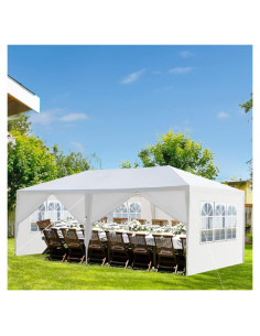 Carpa de Fiesta al Aire Libre 3x6m Thxbyebye Impermeable
