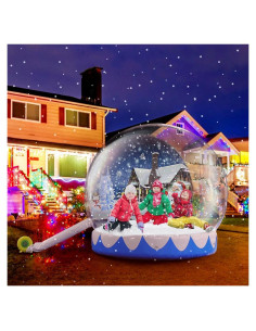 Carpa Burbuja Inflable Transparente 3m para Eventos Navideños