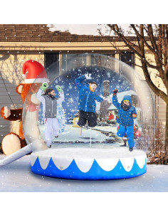 Carpa Burbuja Inflable Transparente 3m para Eventos Navideños 2