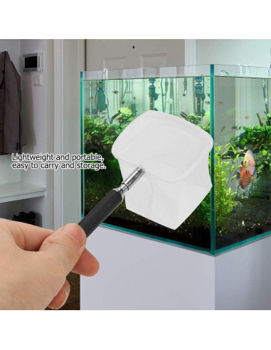 Red de Skimming para Pescado y Camarón Koulate - 4 Piezas, Mango Telescópico