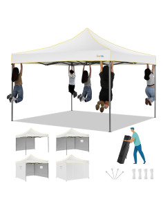 Tienda Plegable HOTEEL 3x3m Impermeable con Paredes Laterales