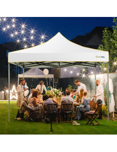 Tienda Plegable HOTEEL 3x3m Impermeable con Paredes Laterales 2