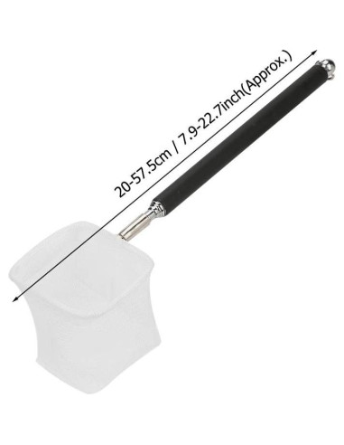 Red de Skimming para Pescado y Camarón Koulate - 4 Piezas, Mango Telescópico