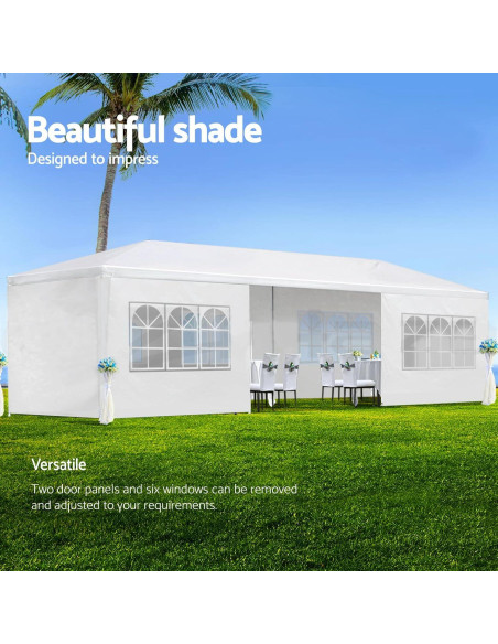 Carpa de Fiesta 3.05x9.14m F Fellie Cover Impermeable 8 Paredes