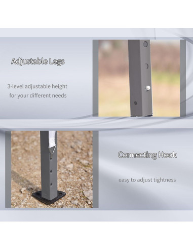 Carpa Plegable QiMaieeUSA 3.05m x 5.87m para Eventos