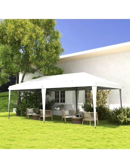 Carpa Plegable QiMaieeUSA 3.05m x 5.87m para Eventos