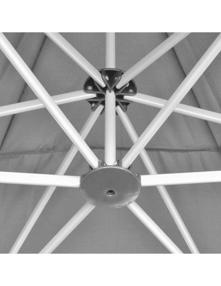 Marquesina Plegable Hexagonal KTHLBRH 3.6m x 3.1m Gris