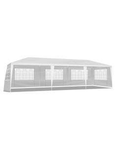 Carpa de Fiesta Exterior Sepnefi 3x9m Impermeable con 8 Paredes