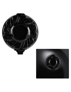 Cubierta de Botón de Inicio DUSCOKE Negro Mate 4.34x3.96cm