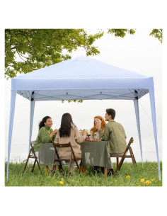 Carpa Plegable 10x10 CIPACHO Impermeable para Eventos Blancos