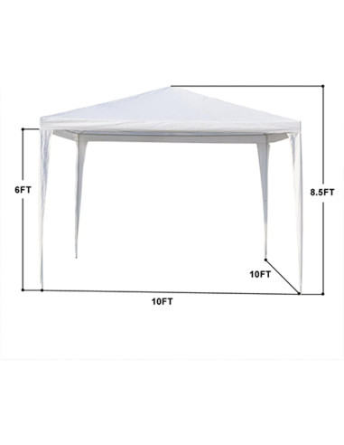 Carpa de Fiesta YUSHUREN 3.05x3.05m Impermeable para Eventos