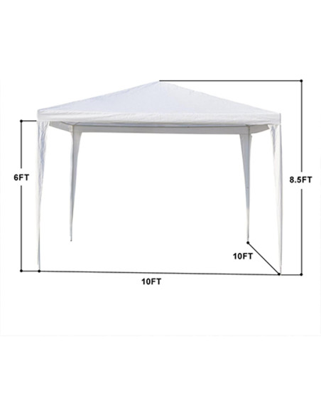 Carpa de Fiesta YUSHUREN 3.05x3.05m Impermeable para Eventos