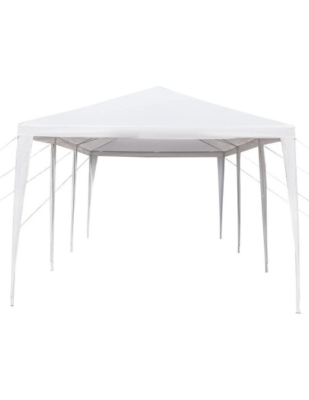 Carpa de Fiesta Exterior Blanca 9.14x3.05x2.59m Impermeable