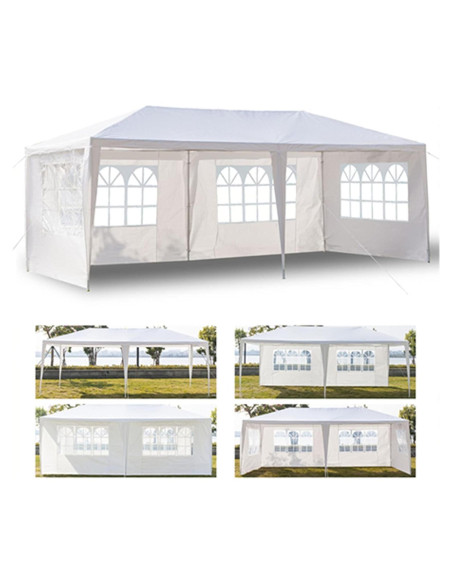 Carpa de Fiesta YUSHUREN 600x300cm Impermeable 4 Lados