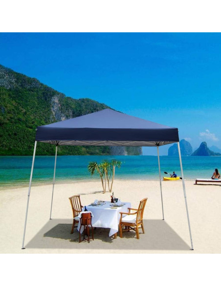Carpa Plegable VINGLI 2.44m x 2.44m Impermeable Azul
