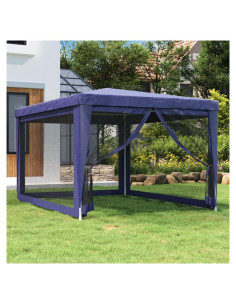 Carpa de Fiesta YELWHI 3x4m con 4 Paredes Laterales de Malla