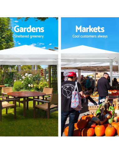 Carpa de Fiesta CuisinSmart 3.05m x 6.1m Impermeable 6 Paredes