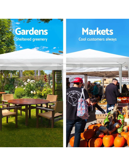 Carpa de Fiesta CuisinSmart 3.05m x 6.1m Impermeable 6 Paredes