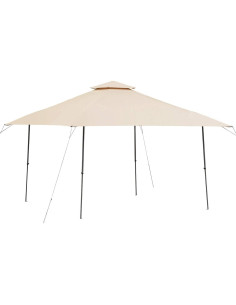 Cubierta de toldo de repuesto Garden Winds 13x13 Beige RipLock 350 2