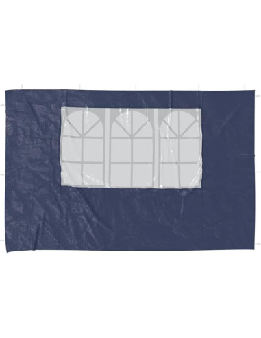 Pared lateral de carpa de fiesta MOBCANT 2 piezas azul 299.7x195cm