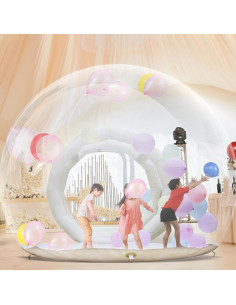 Casa Burbuja Inflable 3.05m Jinrrenyi con Ventilador y Túnel 2