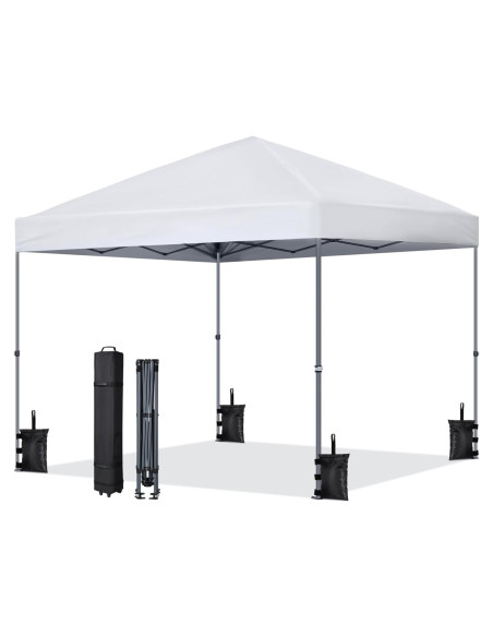Carpa Plegable SUPVOX 3x3m Blanca Impermeable para Eventos
