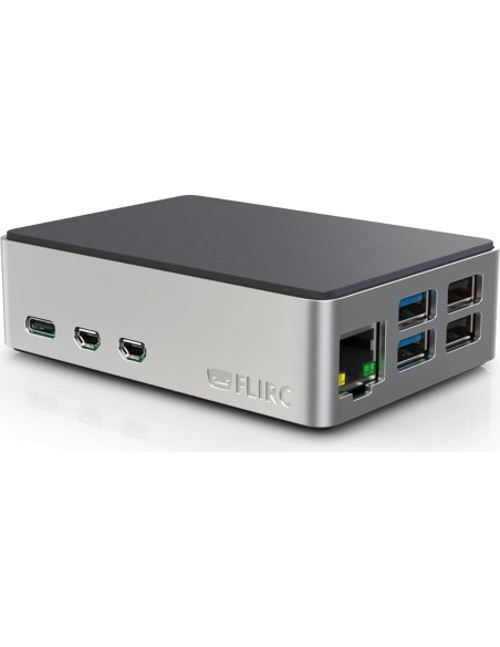 Carcasa Flirc para Raspberry Pi 5 - Aluminio Negro