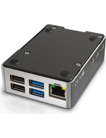 Carcasa Flirc para Raspberry Pi 5 - Aluminio Negro