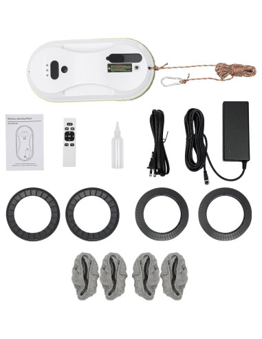 Robot Limpiador de Ventanas QUSKLISU DM68568 con Control Remoto