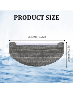 10 Paños de Mopa de Microfibra KingBra para G40 y G40 Hybrid+ 2