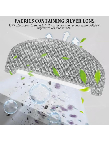 10 Paños de Mopa de Microfibra KingBra para G40 y G40 Hybrid+