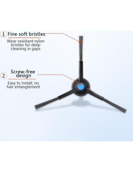 Kit de Reemplazo 12 Piezas EMTK para Ecovacs Deebot T30