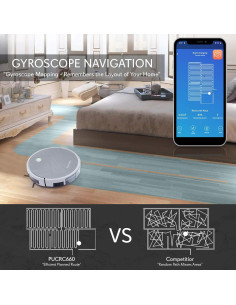 Aspiradora Robot Pure Clean PUCRC660 - Navegación Giroscópica 2