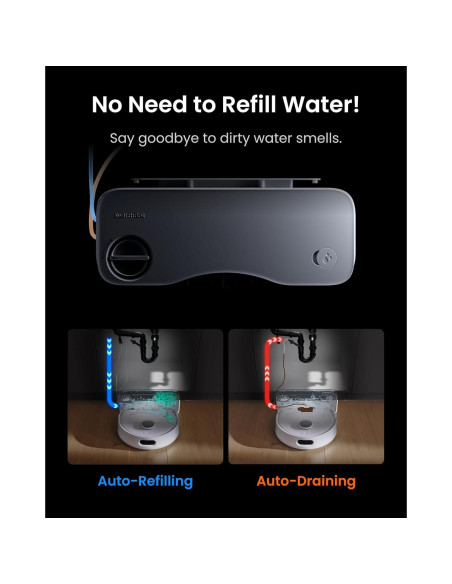 Aspiradora Robot SwitchBot S10 con Autovaciado y Autollenado