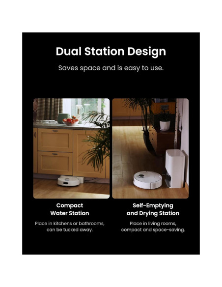 Aspiradora Robot SwitchBot S10 con Autovaciado y Autollenado