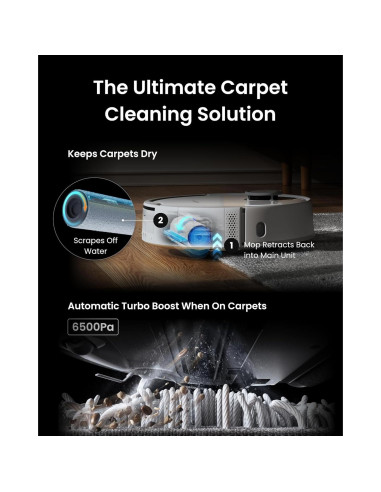 Aspiradora Robot SwitchBot S10 con Autovaciado y Autollenado