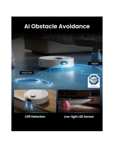 Aspiradora Robot SwitchBot S10 con Autovaciado y Autollenado