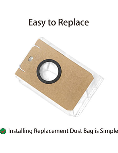 Bolsas de Polvo de Reemplazo YERXPAFT para ionvac SmartClean V4 - 12 Unidades