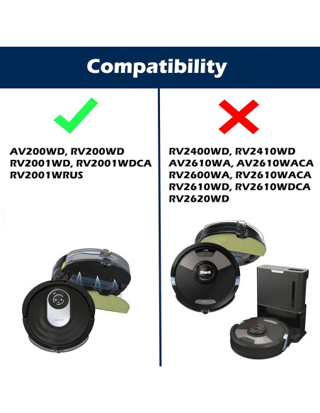 Juego de Paños de Reemplazo Goodsby para Mopa Shark AI VACMOP