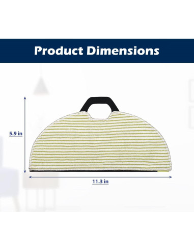 Juego de Paños de Reemplazo Goodsby para Mopa Shark AI VACMOP
