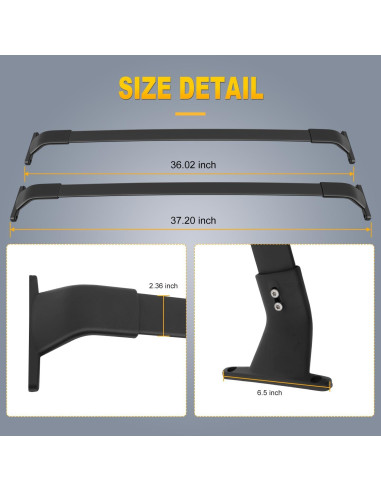 Portaequipajes OCPTY para Nissan Kicks 2017-2021 100 kg