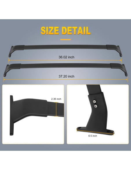 Portaequipajes OCPTY para Nissan Kicks 2017-2021 100 kg