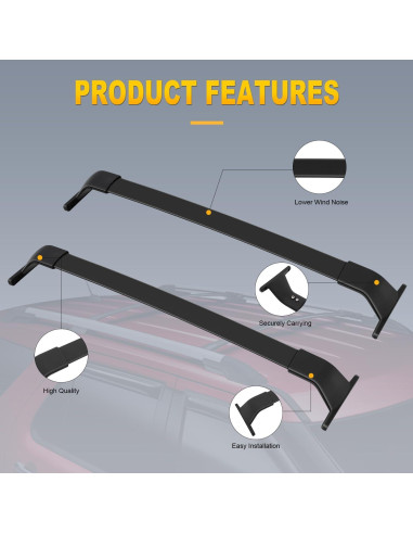 Portaequipajes OCPTY para Nissan Kicks 2017-2021 100 kg