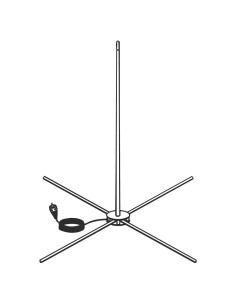Antena CB Interior FireStik IBA-5 con Cable Coaxial 5.49m