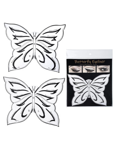 Calcomanías de Delineador de Ojos BOROLA - 12 Pares para Maquillaje