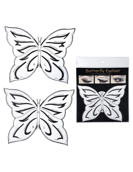 Calcomanías de Delineador de Ojos BOROLA - 12 Pares para Maquillaje