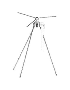 Antena de Estación Base Scanner Hustler DCX 40-950 MHz